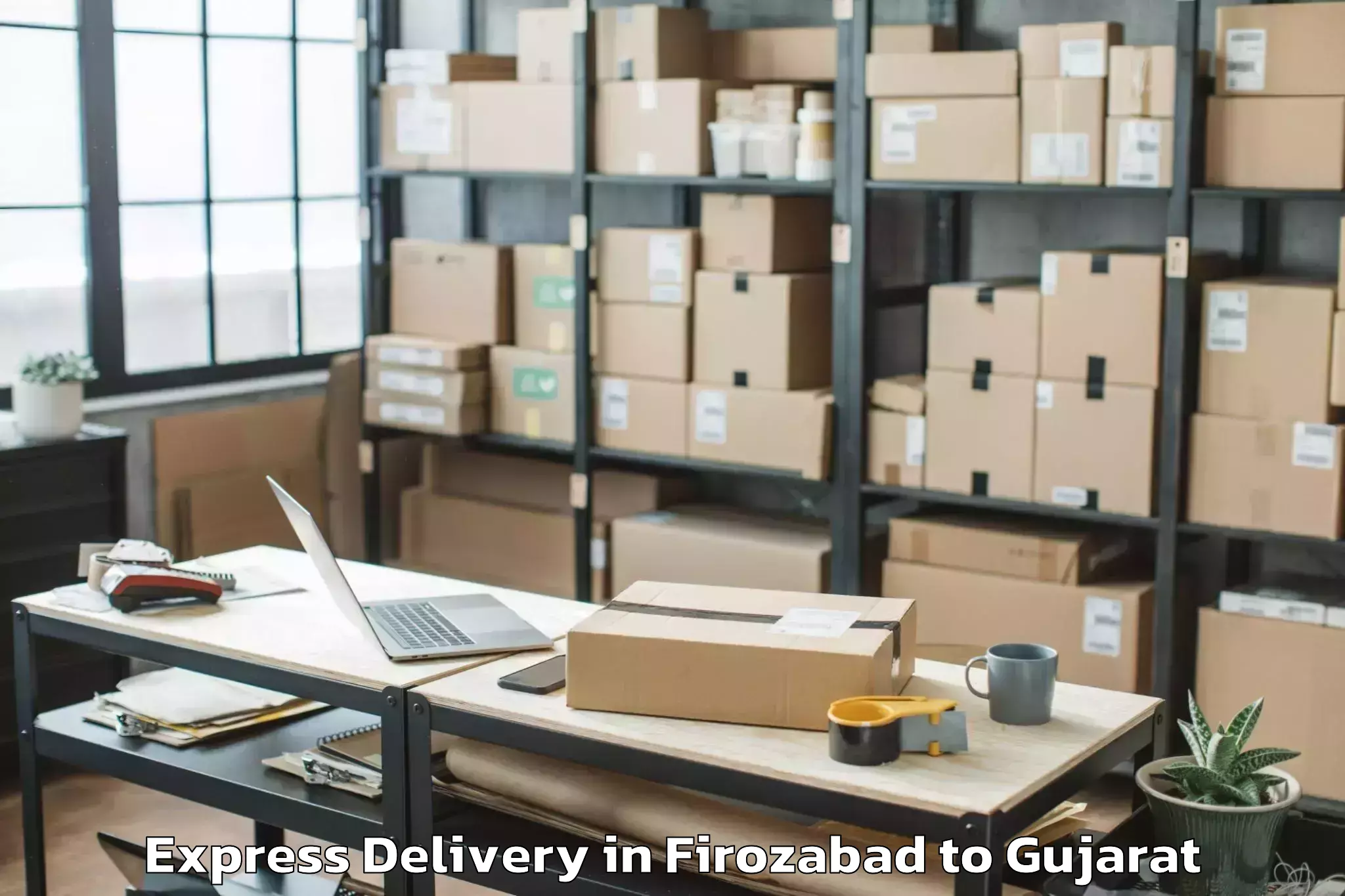 Quality Firozabad to Vatadara Express Delivery